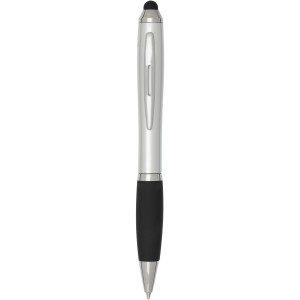 Nash RCS recycled plastic stylus ballpoint pen with coloured