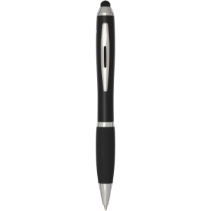 Nash RCS recycled plastic stylus ballpoint pen with coloured