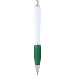 Nash recycled plastic ballpoint pen (black ink), Green (Plastic pen)