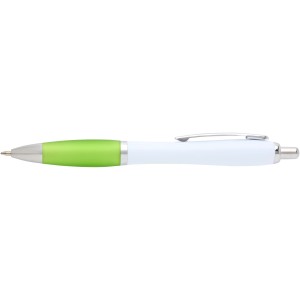 Nash recycled plastic ballpoint pen (black ink), Lime green (Plastic pen)