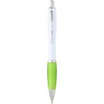 Nash recycled plastic ballpoint pen (black ink), Lime green (10797263)