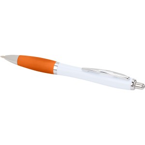 Nash recycled plastic ballpoint pen (black ink), Orange (Plastic pen)