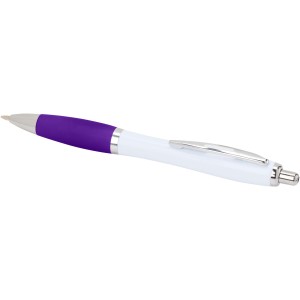 Nash recycled plastic ballpoint pen (black ink), Purple (Plastic pen)