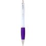 Nash recycled plastic ballpoint pen (black ink), Purple