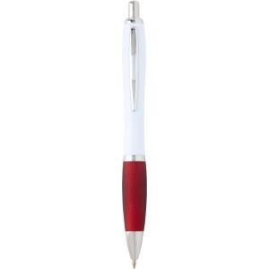 Nash recycled plastic ballpoint pen (black ink), Red (Plastic pen)