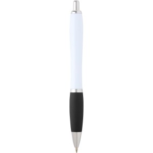 Nash recycled plastic ballpoint pen (black ink), Solid black (Plastic pen)