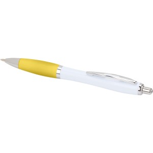 Nash recycled plastic ballpoint pen (black ink), Yellow (Plastic pen)