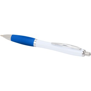 Nash recycled plastic ballpoint pen (blue ink), Aqua (Plastic pen)