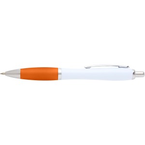 Nash recycled plastic ballpoint pen (blue ink), Orange (Plastic pen)