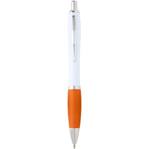 Nash recycled plastic ballpoint pen (blue ink), Orange (Plastic pen)