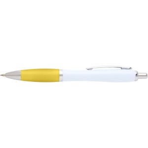 Nash recycled plastic ballpoint pen (blue ink), Yellow (Plastic pen)