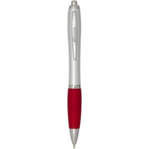 Nash RCS recycled plastic ballpoint pen with silver barrel a