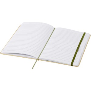 Nelida A5 recycled cardboard hard cover notebook, Forest gre (Notebooks)