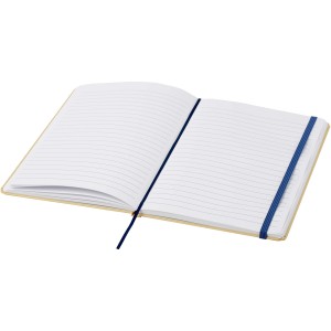 Nelida A5 recycled cardboard hard cover notebook, Ocean blue (Notebooks)