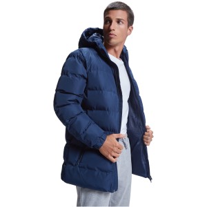 Nepal unisex insulated parka, Navy Blue (Jackets)