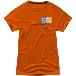 Niagara short sleeve women's cool fit t-shirt, Orange (T-shirt, mixed fiber, synthetic)