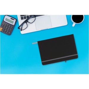 Noir medium notebook, solid black,Red (Notebooks)