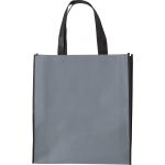 Nonwoven (80 gr/m2) shopping bag Kent, grey (0972-03)