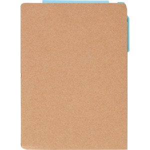 Notebook Quillo, Recycled cardboard, A6, Blank, light blue