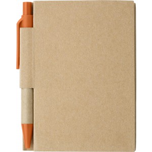 Paper notebook Cooper, orange (Notebooks)