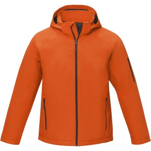 Notus men's padded softshell jacket, Orange (Jackets)