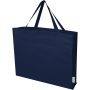 Odessa 220 g/m2 GRS recycled cotton large tote bag, Navy