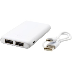 Odyssey 5000mAh high density powerbank, White (Powerbanks)