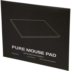 Pure mouse pad with antibacterial additive, White (Office desk equipment)