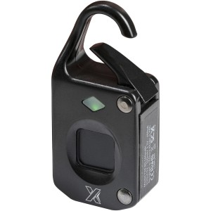 SCX.design T10 fingerprint padlock, Solid black (Office desk equipment)