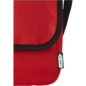 Omaha RPET shoulder bag, Red (Shoulder bags)