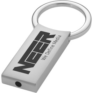 Omar rectangular keychain, Silver (Keychains)