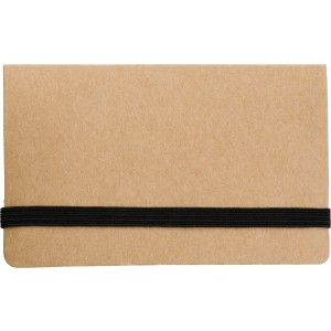 Sticky note set Bjorn, Cardboard, brown/black