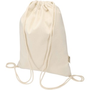 Oregon Blend 140 g/m2 GRS recycled drawstring bag 5L, Natura
