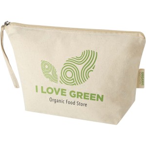 Orissa 180 g/m2 organic large accessory pouch 3L, Natural (Cosmetic bags)