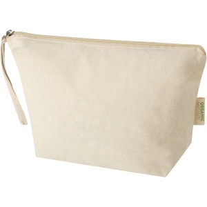 Orissa 180 g/m2 organic large accessory pouch 3L, Natural (Cosmetic bags)