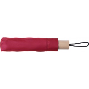 RPET 190T umbrella Brooklyn, red