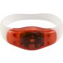 ABS and silicone wrist band Renza, red