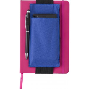 Oxford fabric (900D) notebook pouch Dallas, cobalt blue (Notebooks)