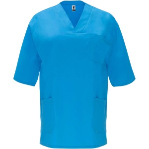 Panacea 160 g/m2 unisex short sleeve service top, Danube Blue
