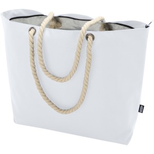 Panama GRS recycled beach cooler tote bag with cord handles, (Cooler bags)