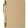 Paper notebook Cooper, light green