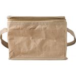 Paper woven cooler bag Ollie, brown (739817-11)