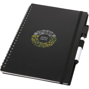 Pebbles A5 size reference reusable notebook, Solid black (Notebooks)