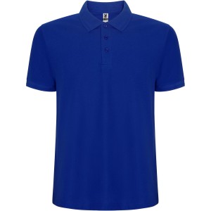 Pegaso Premium short sleeve men's polo, Blue (Polo shirt, 90-100% cotton)