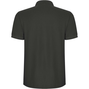 Pegaso Premium short sleeve men's polo, Dark Lead (Polo shirt, 90-100% cotton)