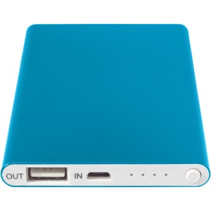 Pep 4000 mAh power bank, Light Blue (Powerbanks)