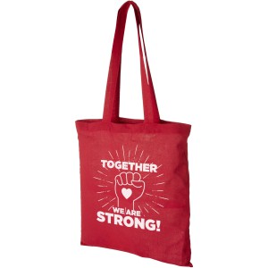 Peru 180 g/m2 cotton tote bag, Red (cotton bag)