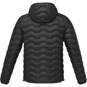 Petalite men's GRS recycled insulated down jacket, Solid black (Jackets)