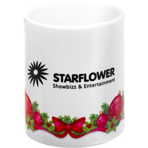 Pic 330 ml ceramic sublimation mug, White (Mugs)