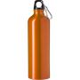 Aluminium flask Gio, orange